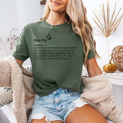 Tante Definition T-Shirt, Lustiges Geschenk für Tante, Personalisiertes Aunt Tee für Geburtstag & Weihnachten - DreamyDesignPrint