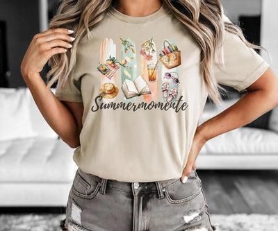 Sommershirt, Strand-Shirts für Frauen, Urlaubsshirt, Sommer-Shirts, Sommershirts für Frauen, Strandreise, Shirt, Strandurlaub, Strand-Shirt - DreamyDesignPrint